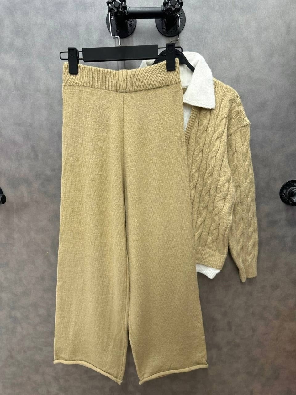 женский костюм вязаный,модные вязаные свитера,модные свитера,теплый вязаный женский костюм,трикотажные костюмы