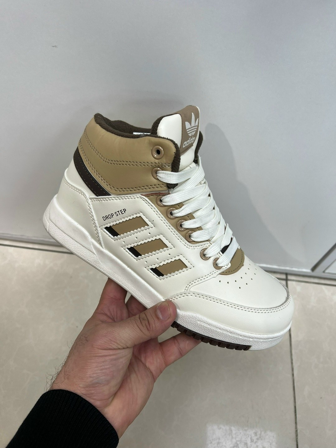 кроссовки adidas,,кроссовки originals drop step j,зимние кроссовки adidas,высокие кроссовки