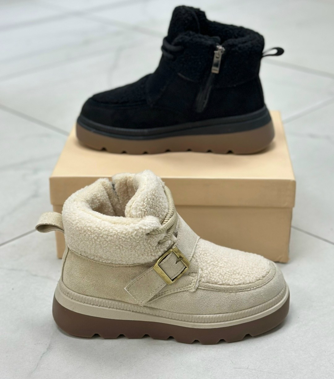 женские угги,,женская зимняя ,модные ботинки,угги