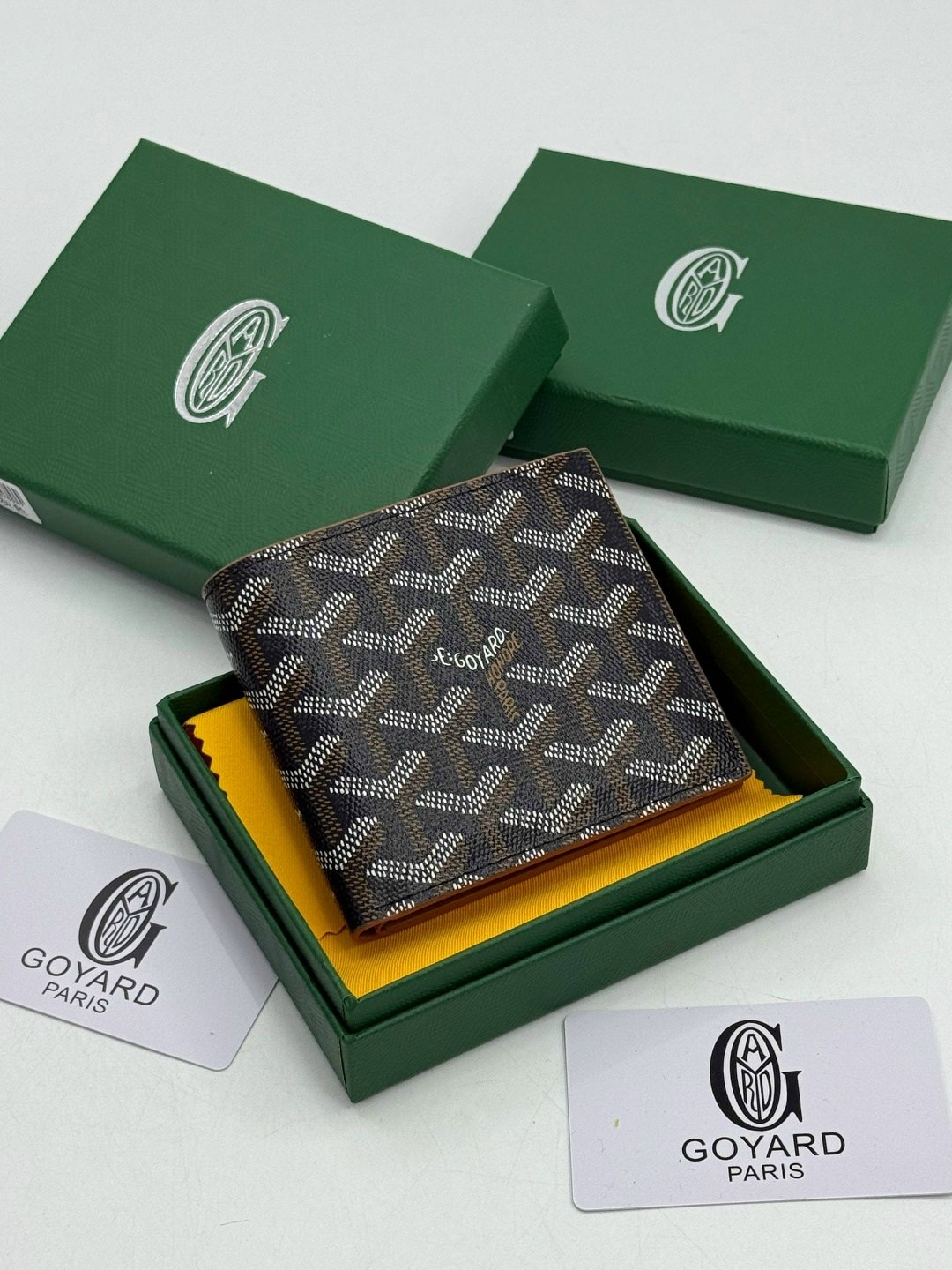 кошелек goyard,goyard wallet,картхолдер goyard,картхолдер гоярд,кошелек из натуральной кожи портмоне