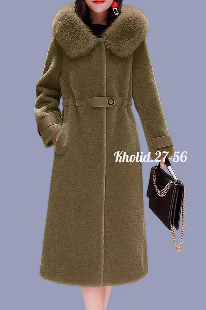 женское зимнее пальто,теплое пальто,пальто с воротником,шерстяное пальто,пальто с меховым воротником