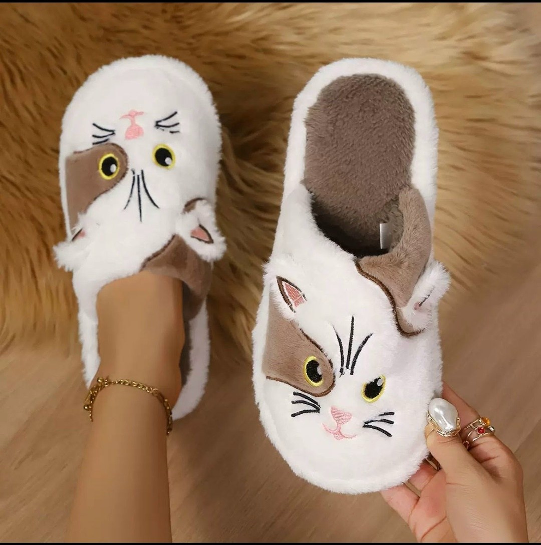 cat slippers женские легкие пушистые домашние тапочки,домашние тапочки,тапочки домашние теплые,женские домашние тапочки,милые тапочки