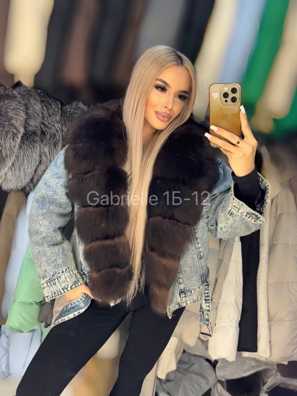 джинсовая куртка с натуральным мехом песца,куртка с натуральным мехом,джинсовая куртка с мехом песца,пуховик с натуральным мехом,пуховик с мехом песца