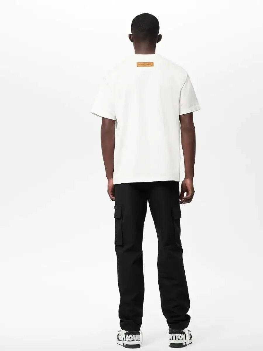 оверсайз футболка белая,футболка louis vuitton,мужская футболка,белые футболки,футболка стильная