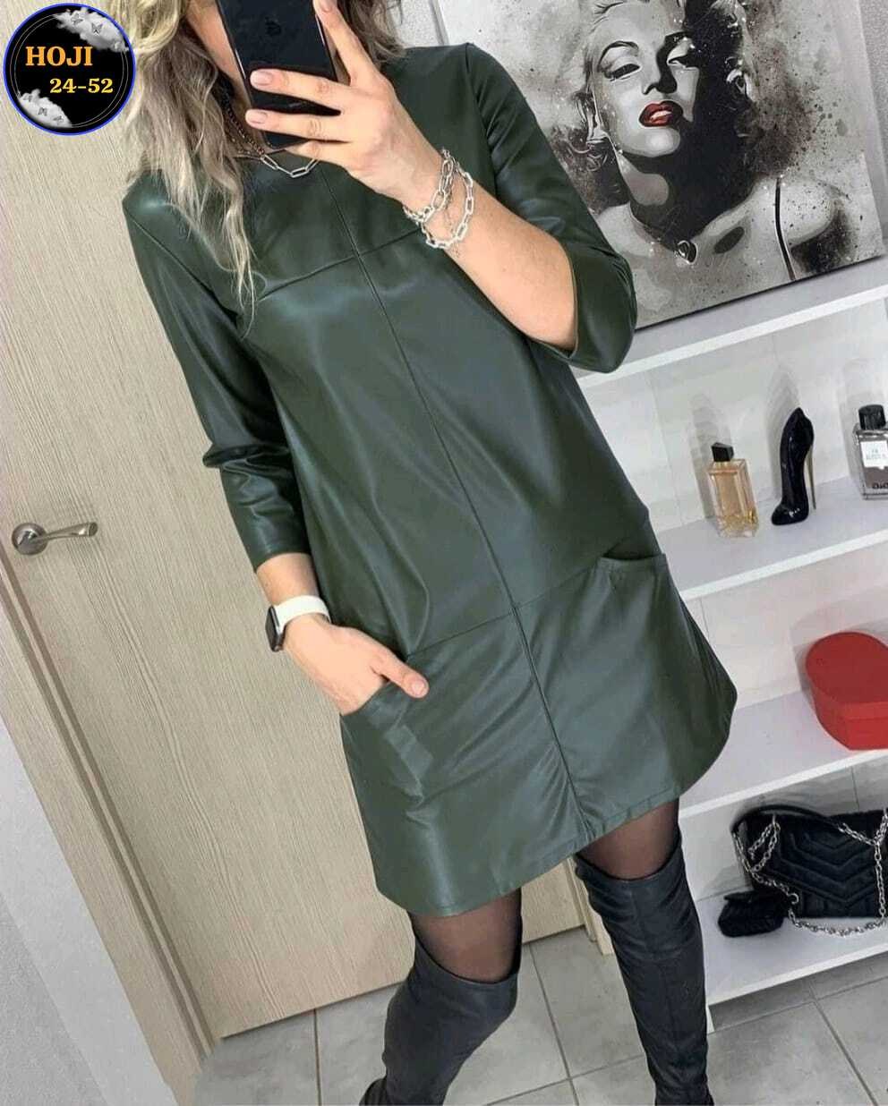кожаное платье женское от 48 до 54,кожаное платье,платье из эко кожи,платье из экокожи,платье кожаное женское