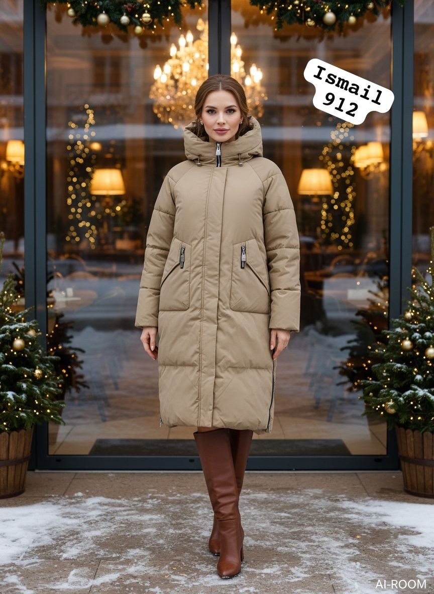 пуховик зимний длинный с капюшоном winterra 118047041,женский пуховик,пуховик,куртка женская зимняя,длинные пуховики