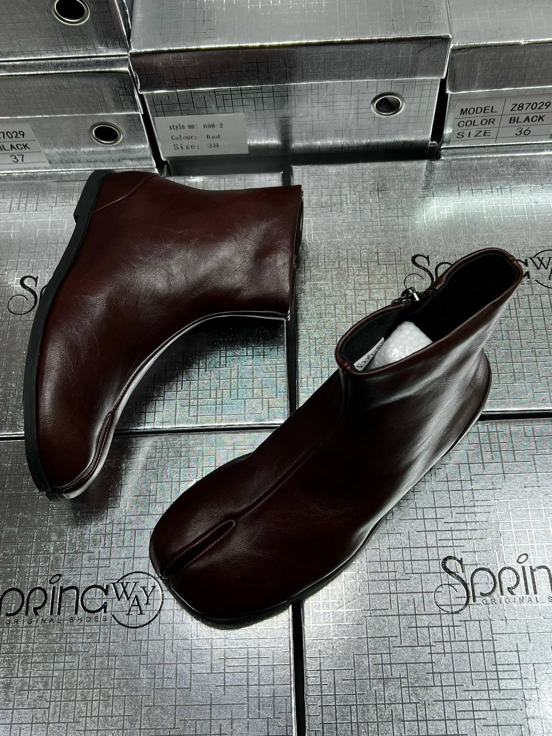 ,таби  мейсон марджела,полусапоги,кожаные полусапоги,женская