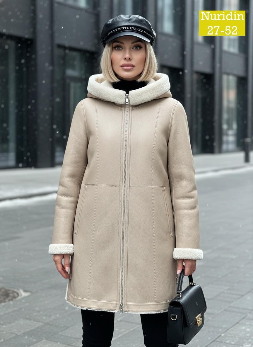 зимняя дубленка двухсторонняя almita 271842965,дубленка женская каляев 69958 серая 54 ru,дубленка женская,дубленка двусторонняя,дублёнка женская зимняя