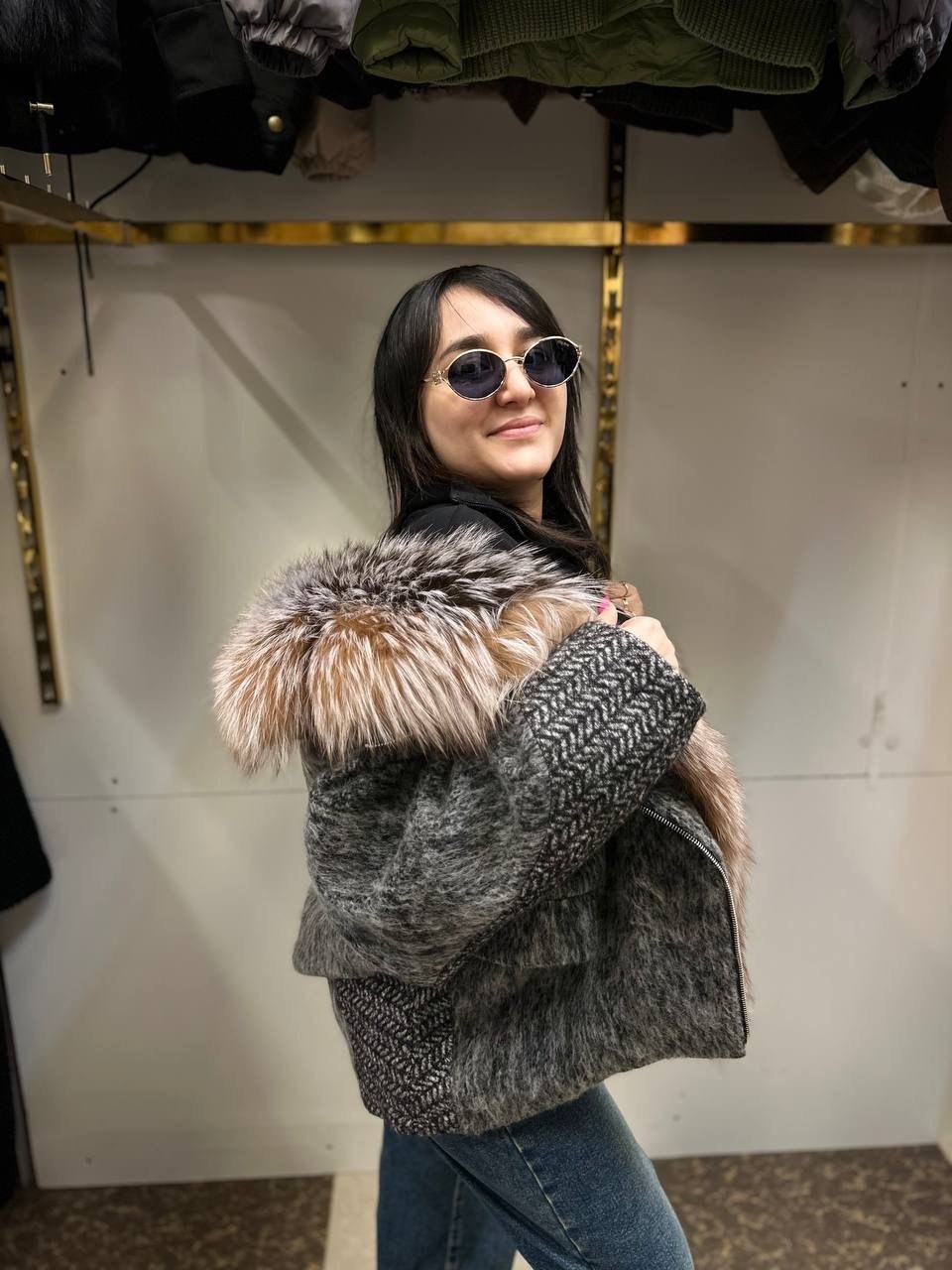 женский пуховик,пуховики с мехом,женская зимняя куртка,женский пуховик с мехом,женская куртка - пуховик с мехом