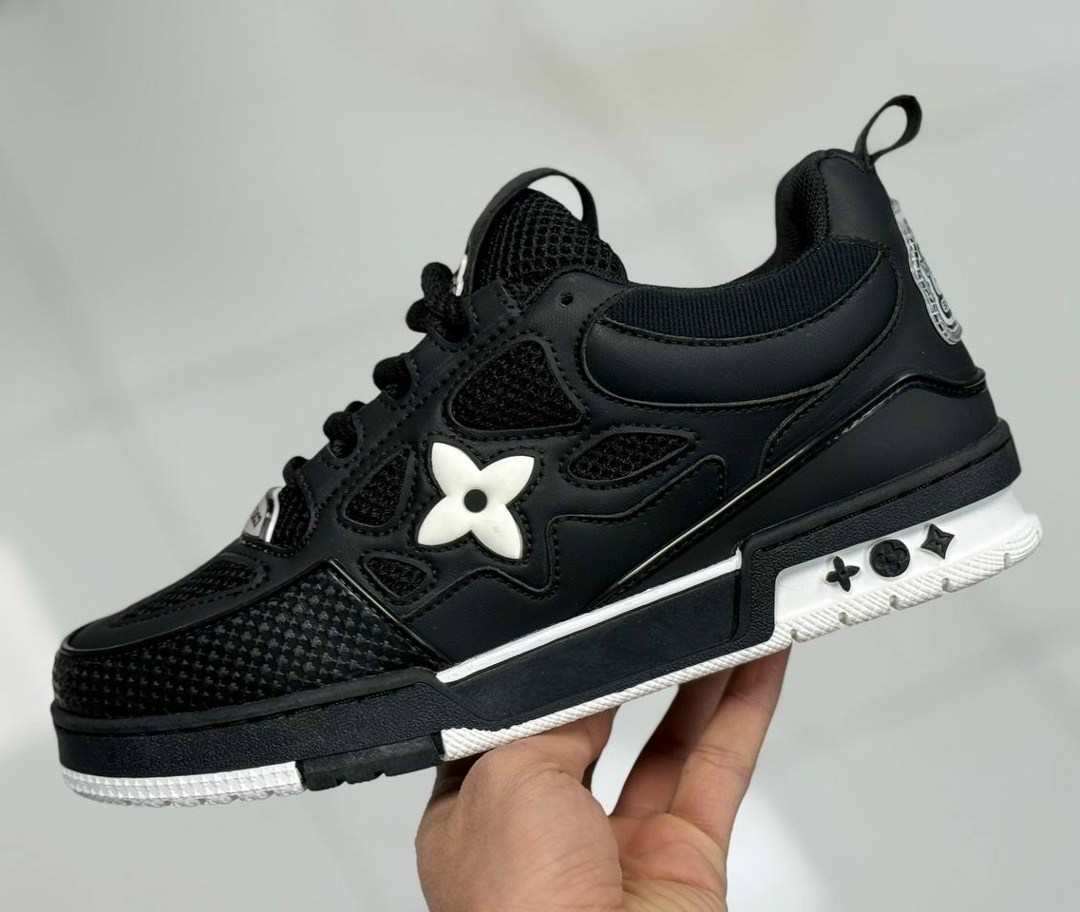 кроссовки louis vuitton мужские,louis vuitton кроссовки,louis vuitton lv skate sneaker 'black white',брендовые мужские кроссовки луи виттон,кроссовки louis vuitton lv skate черный белый