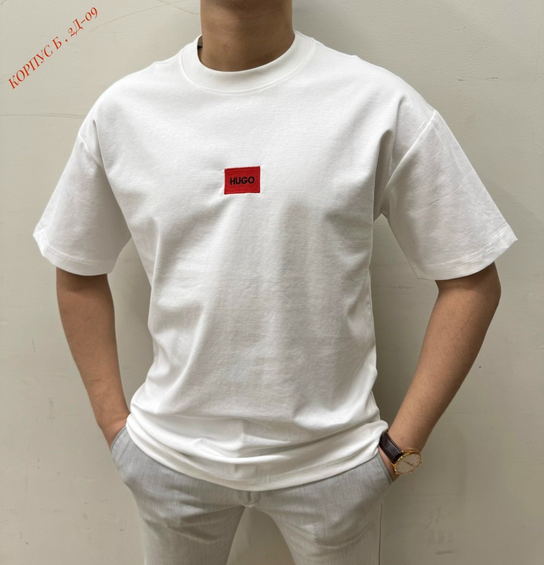 мужская футболка белая,футболки для мужчин,мужская футболка,hugo boss футболка мужская
