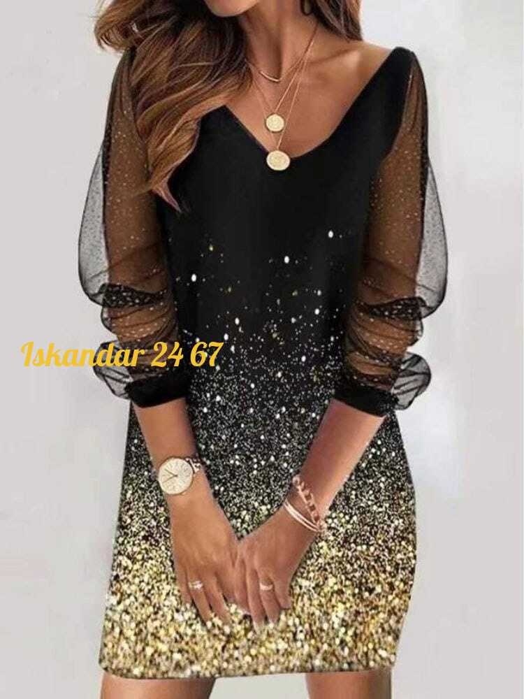 платье с пайетками женское,женское платье,женское платье с принтом,женское модное платье с принтом,нарядное платье