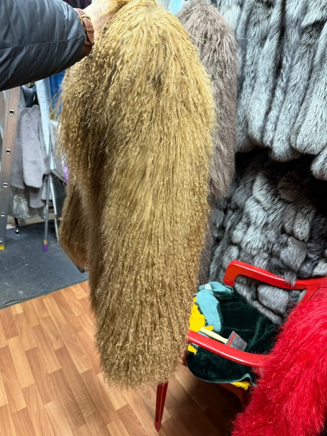 меховая куртка,женская шуба из натурального монгольского овечьего меха,шуба из ламы,зимняя роскошная куртка из натурального меха монгольской овцы,женская куртка из натурального овечьего меха