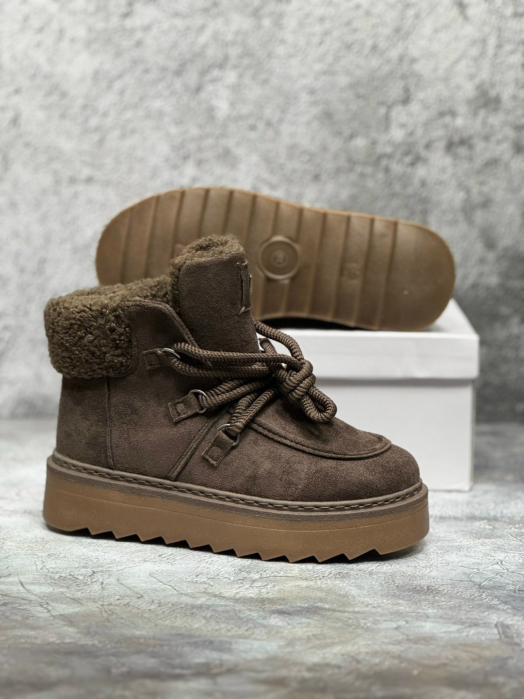 ,женские угги, женская,женские зимние ботинки из коровьей замши на платформе,зимняя женская