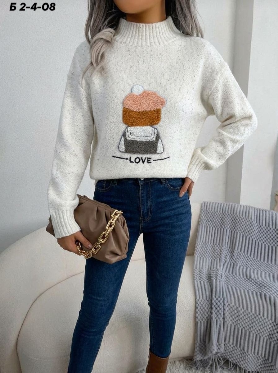 свитера женские,свитер,свитера вязаные,модные свитера,джемпер с принтом