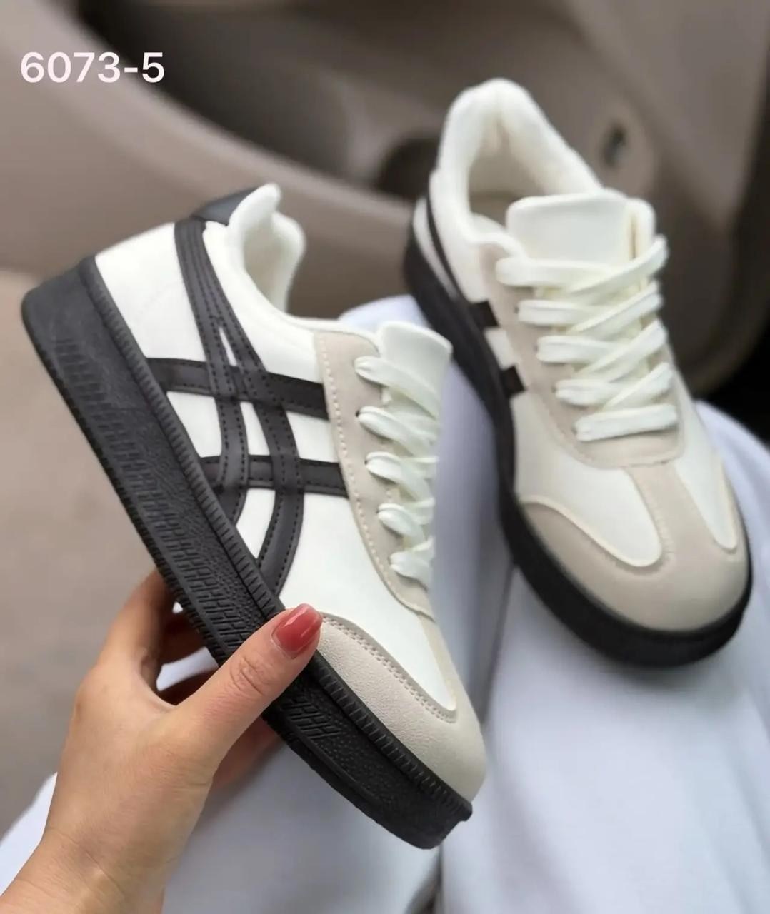 кроссовки asics,,женские кроссовки,кеды мужские asics classic ct black/white, спортивная