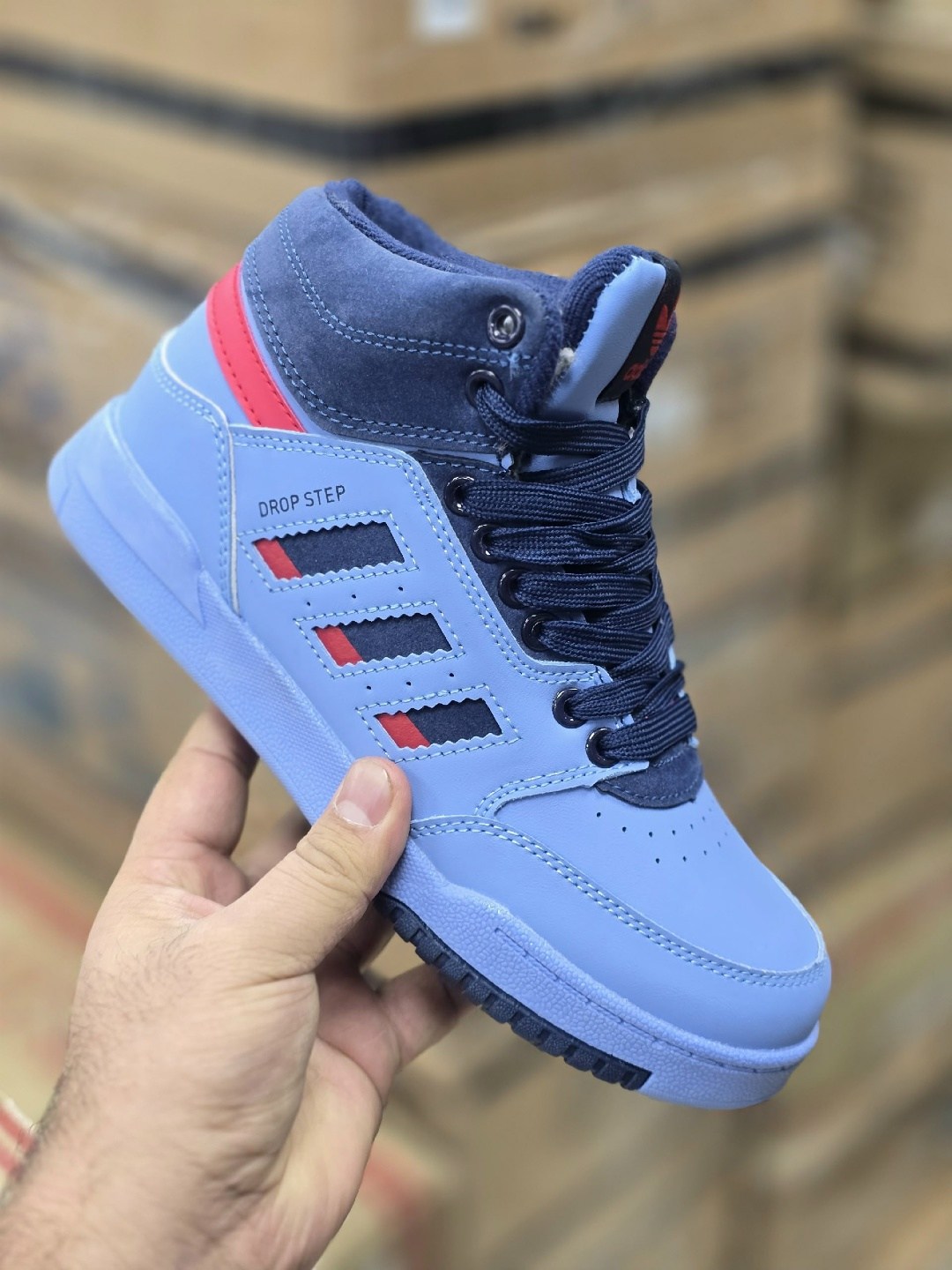 крос adidas drop step выс бел чер зим 2102-5,кроссовки и кеды adidas drop step выс бел чер зим,женские зимние кроссовки d-sh-r,крос adidas drop step выс бел чер зим,кроссовки зимние adidas