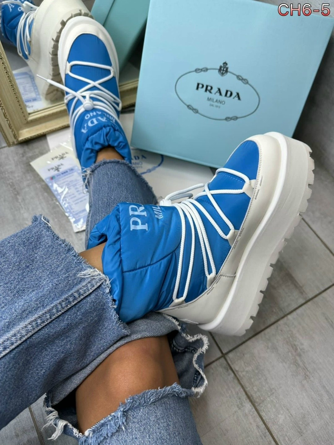 дутики prada,дутики прада женские,,ботинки зимние prada с натуральным мехом,дутики женские