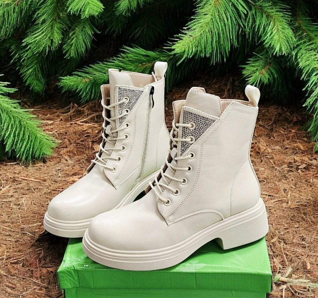 зимние женские ботинки,ботинки женские,,ботинки бежевый,ботинки модные