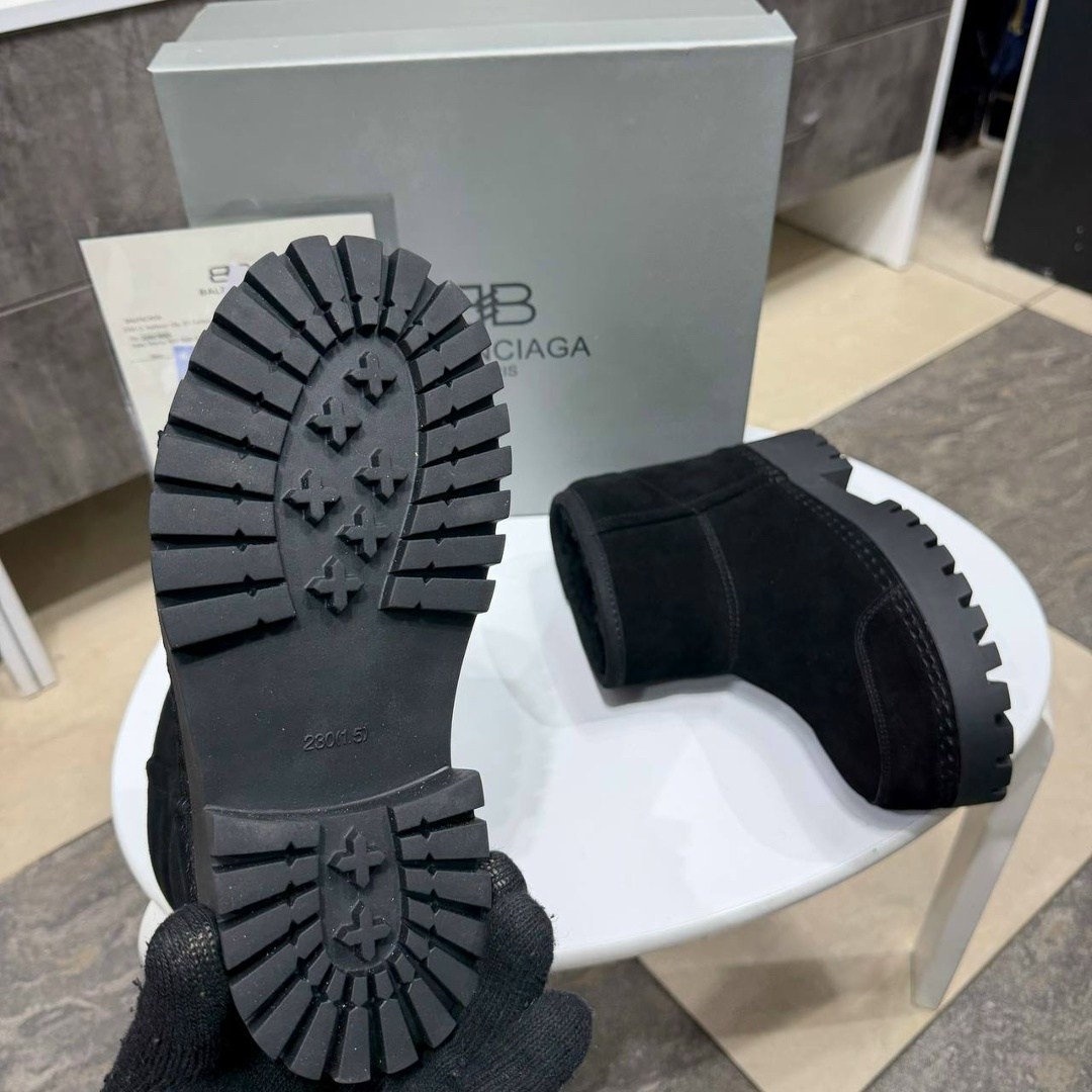 зимние женские брендовые ботинки balenciaga alaska fur bootie premium,,ботинки balenciaga alaska fur bootie premium,женские ботинки balenciaga premium alaska fur low boot - black,угги женские