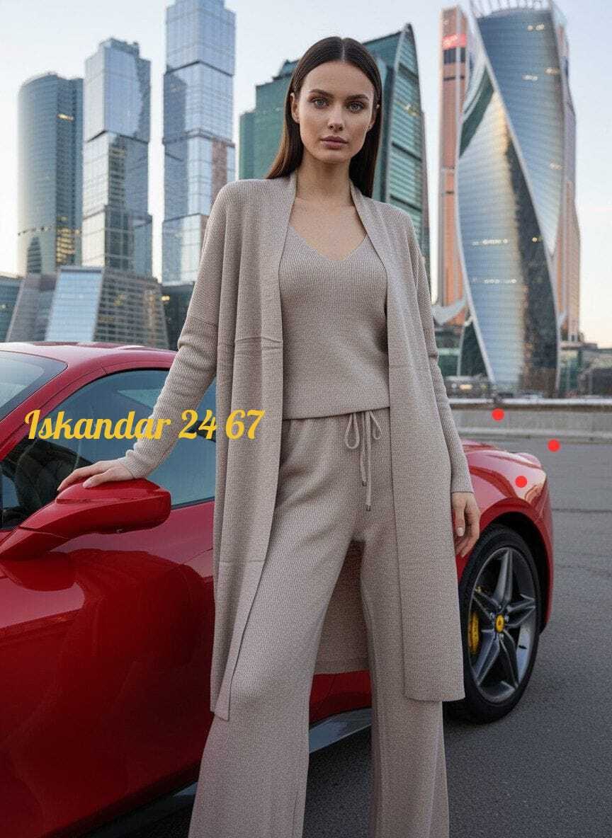 трикотажные брючные костюмы для полных женщин,трикотажные костюмы,костюм женский,трикотажный костюм с кардиганом,костюм трикотажный тройка