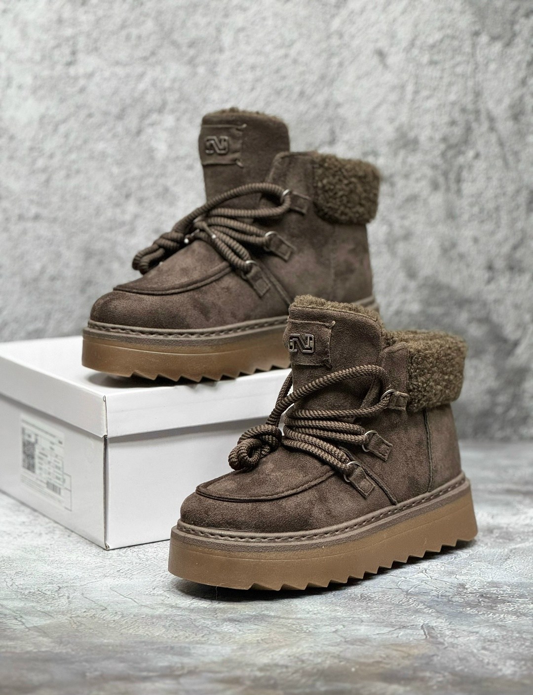 ,женские угги, женская,женские зимние ботинки из коровьей замши на платформе,зимняя женская