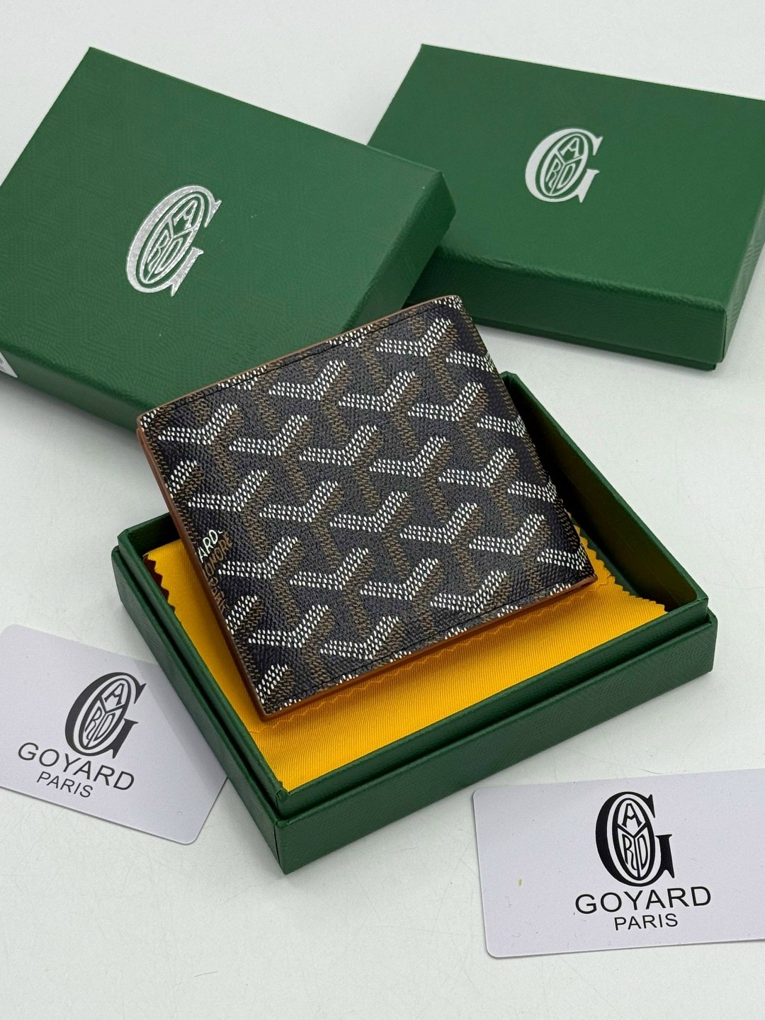 кошелек goyard,goyard wallet,картхолдер goyard,картхолдер гоярд,кошелек из натуральной кожи портмоне