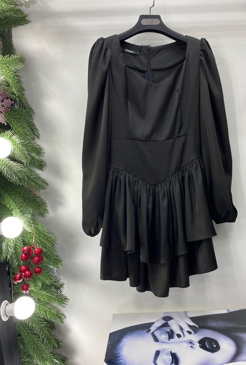 атласное платье,платье,платье женская,модное платье,платье с оборками