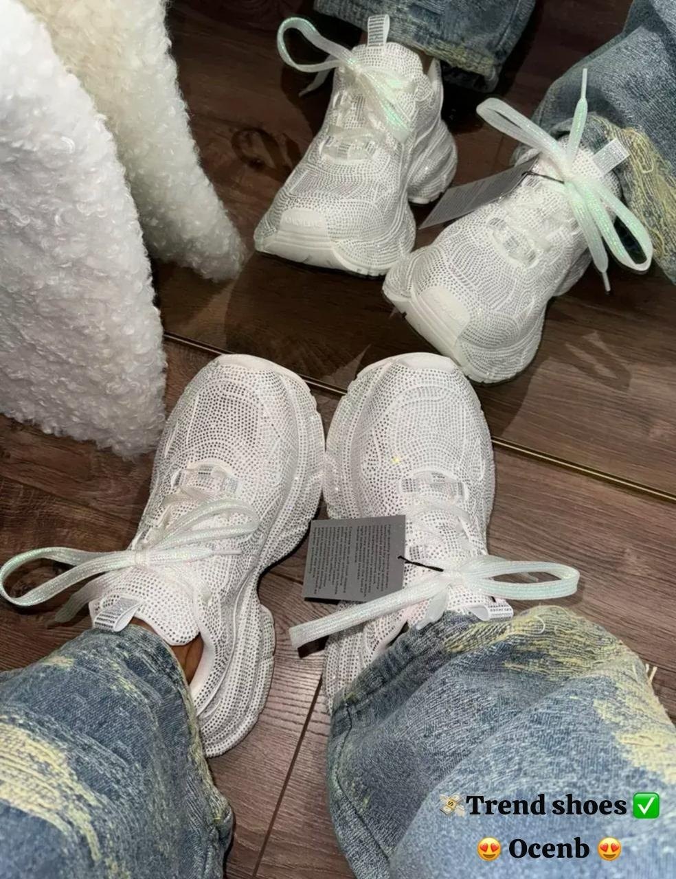 кроссовки баленсиага,женские кроссовки,кроссовки реплика премиум качества balenciaga,кроссовки в стразах,кроссовки