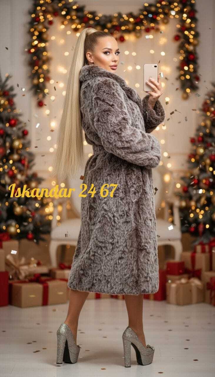 шуба искусственная чернобурка almita 277890340,искусственная шуба,эко шуба,шуба женская,шуба из эко меха