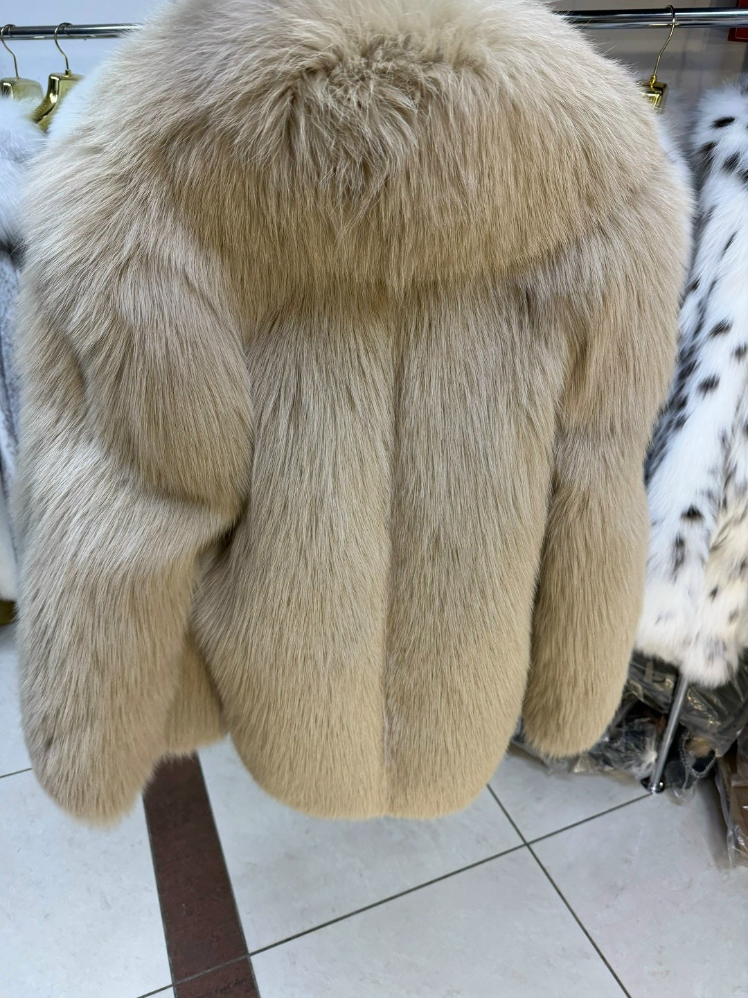 женская шуба,искусственная шуба jiyaoowr,женская шуба из натурального лисьего меха,меховое пальто,искусственная шуба