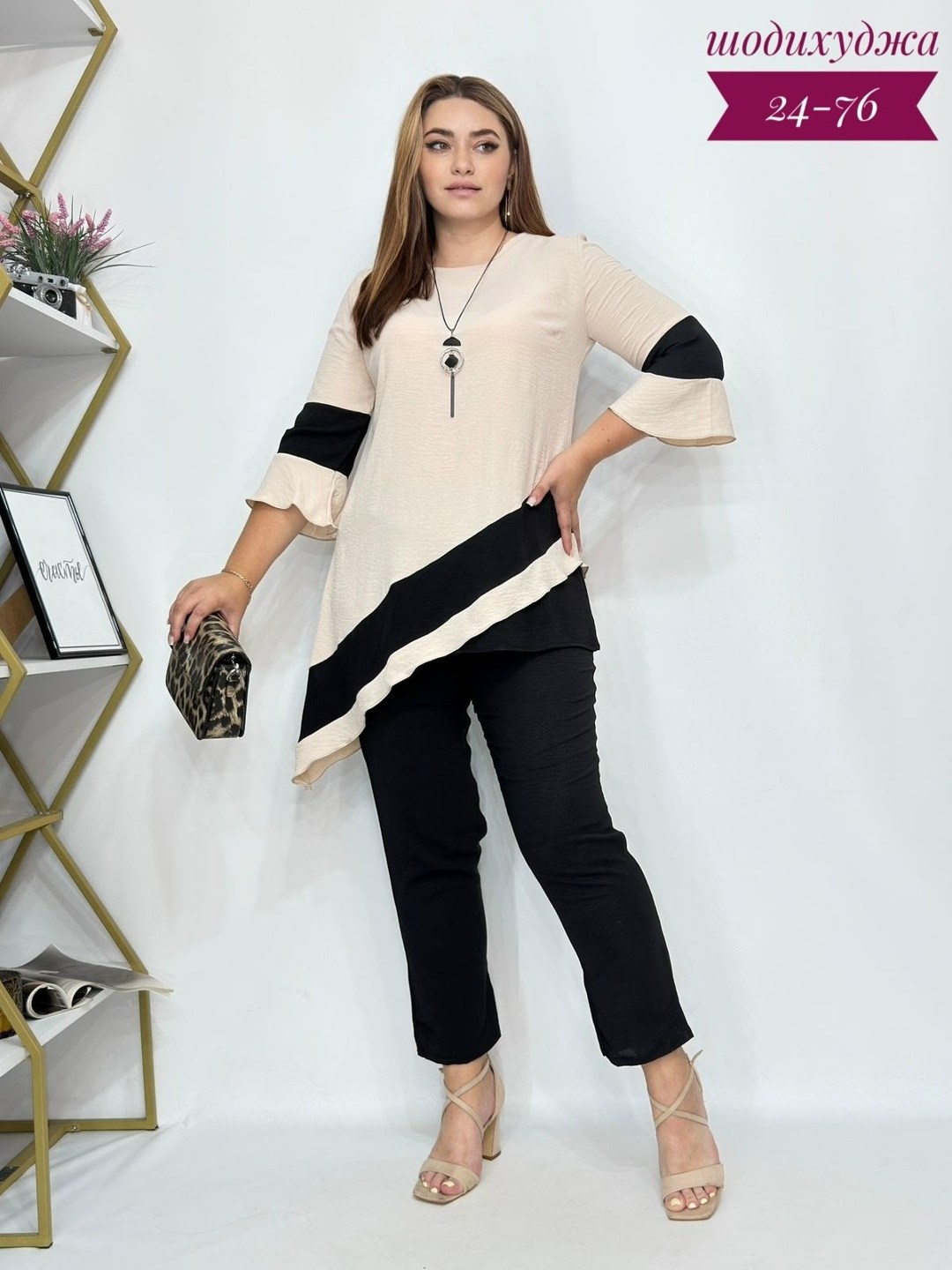 костюм брючный с туникой,женские костюмы больших размеров,брючные женские костюмы,костюм с брюками,брючные костюмы для полных женщин