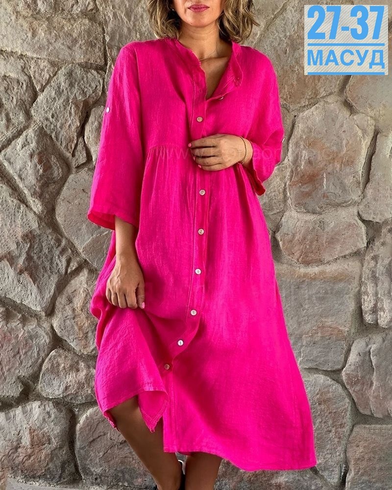 льняное платье рубашка,платье женская,платье рубашка свободного кроя,модное платье,свободное платье