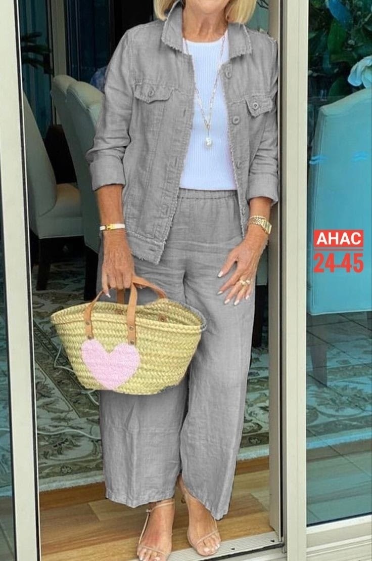 брючный костюм из льна женский,летние брючные костюмы,женский брючный костюм двойка,женский костюм двойка,летний образ для женщины 50+