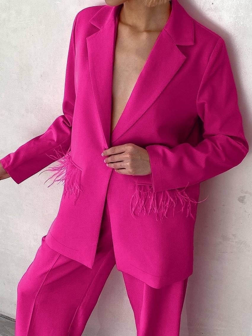 женский брючный костюм,малиновый брючный костюм,розовый брючный костюм,женский костюм брючный классический палаццо малиновый,классический брючный костюм