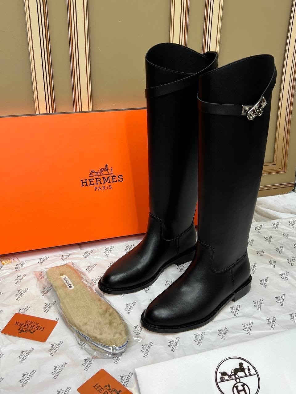 сапоги hermes жокейские,сапоги hermes,сапоги эрмес,сапоги женские hermes,сапоги hermes женские кожаные чёрного цвета