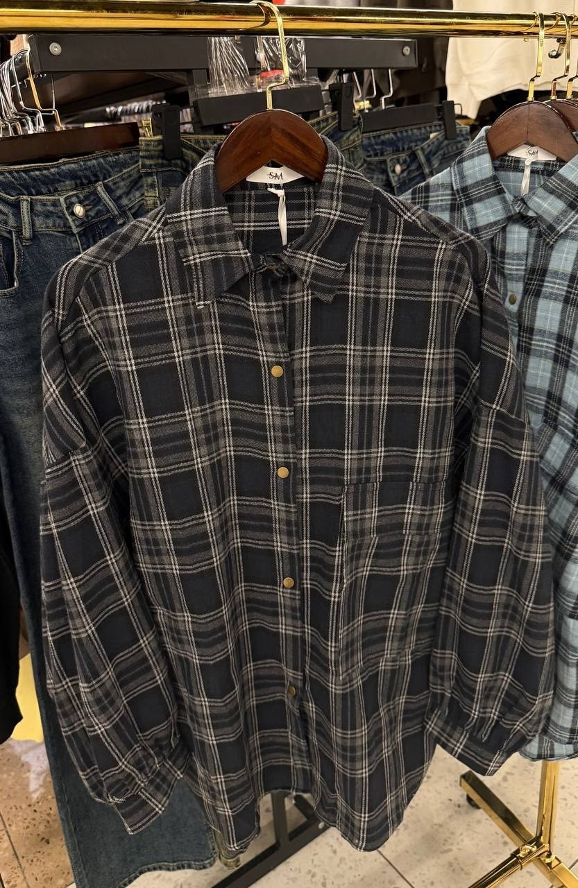 рубашка в клетку,рубашка в клетку оверсайз женская,рубашка хлопок,женская рубашка,рубашка оверсайз в клетку теплая