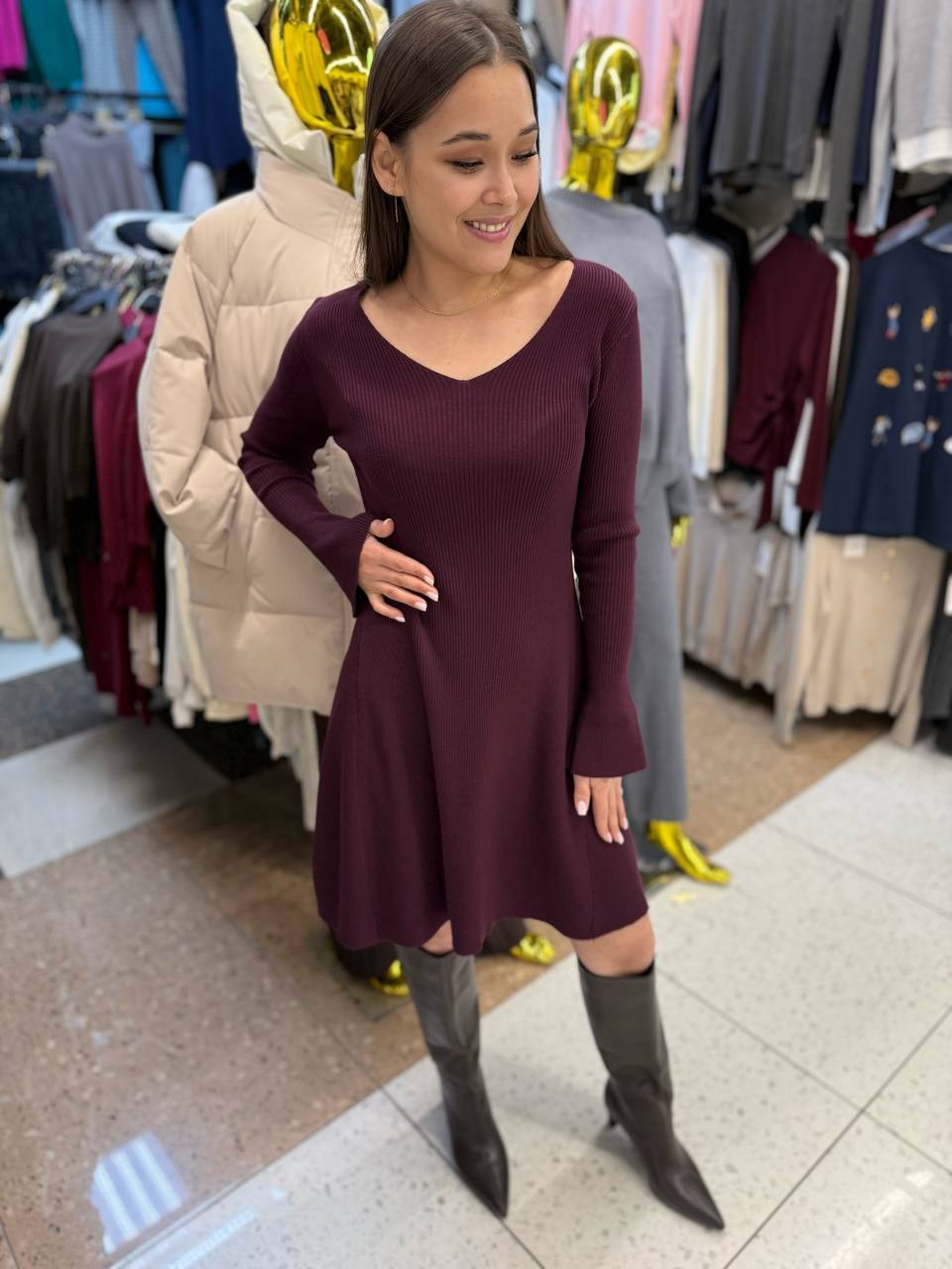 вязаное платье,стильное платье,женское платье,платье,трикотажные платья для женщин