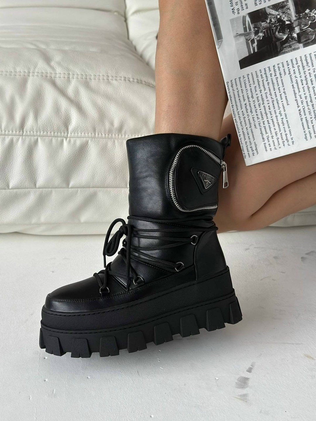 дутики prada,,дутики женские prada,дутики прада женские,prada луноходы