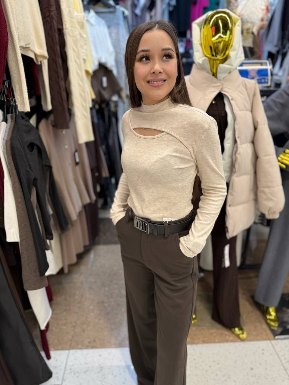 джемпер бежевый,кофта женская,одежда для женщин,джемпер водолазка женская