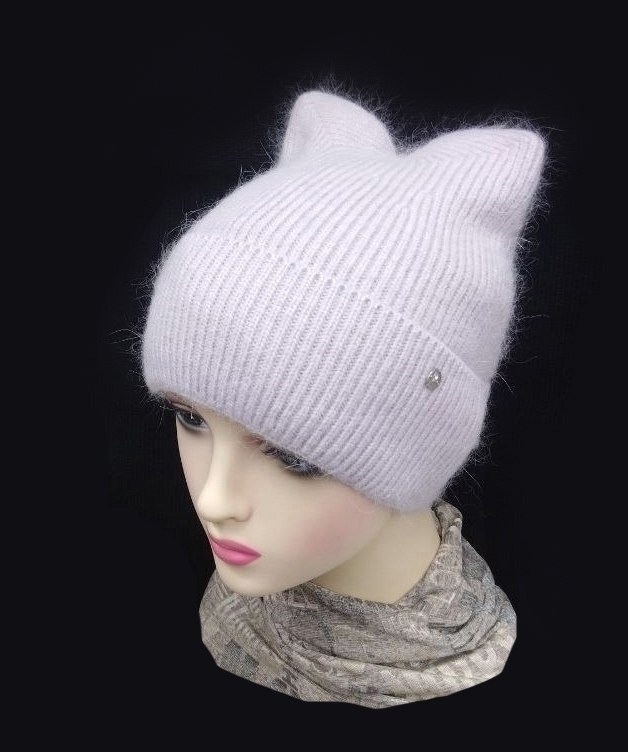 шапка с кошачьими ушками,шапка-кошка с ушками,женские шапки с ушками,шапка с кошачьими ушками вязаная,шапка с ушками-кошка вязаная