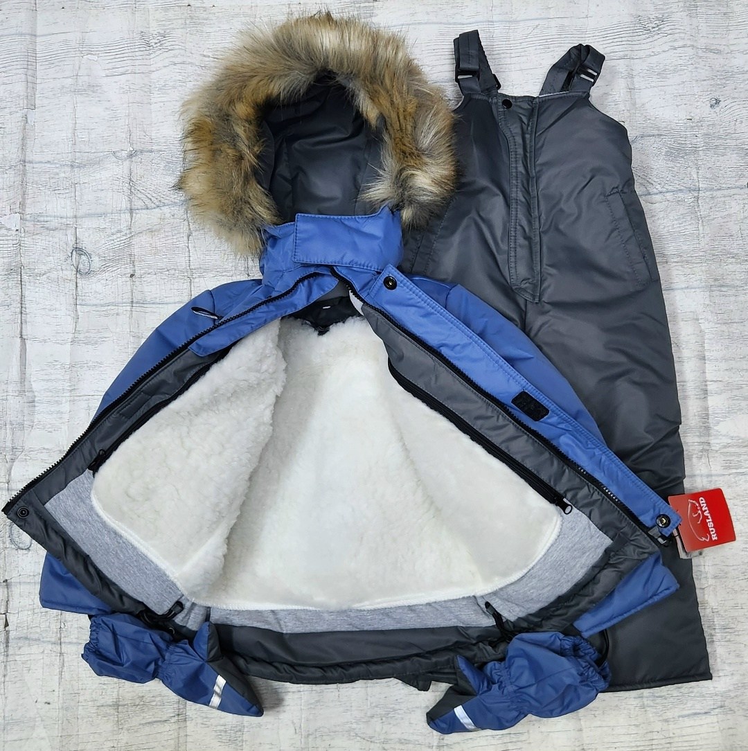 зимний костюм для мальчика,костюм зимний,комплект верхней одежды rusland,детские комплекты,детский зимний костюм