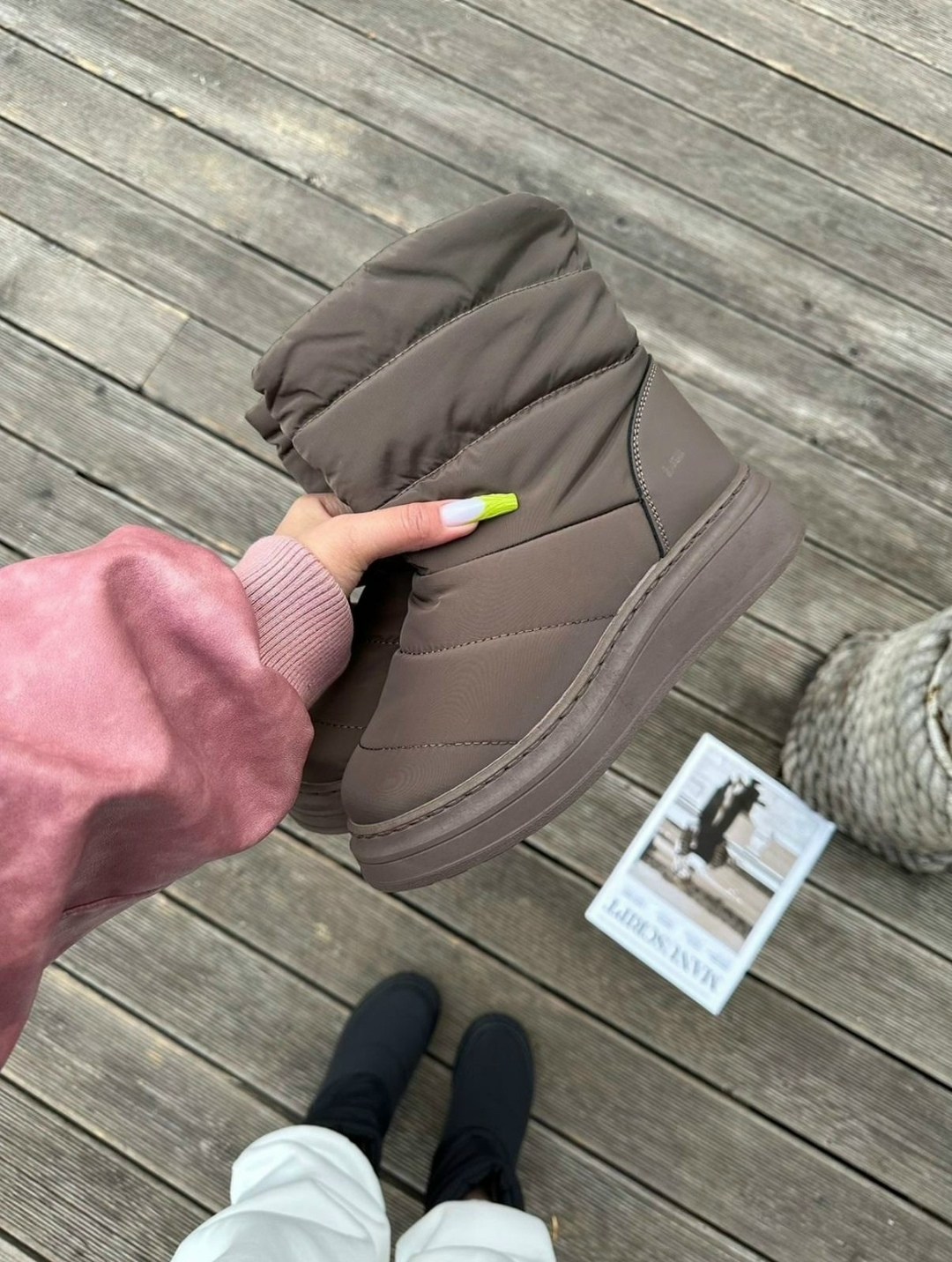 женские дутики,дутики xcomfy,дутики,дутики угги зимние укороченные на платформе potapkin,