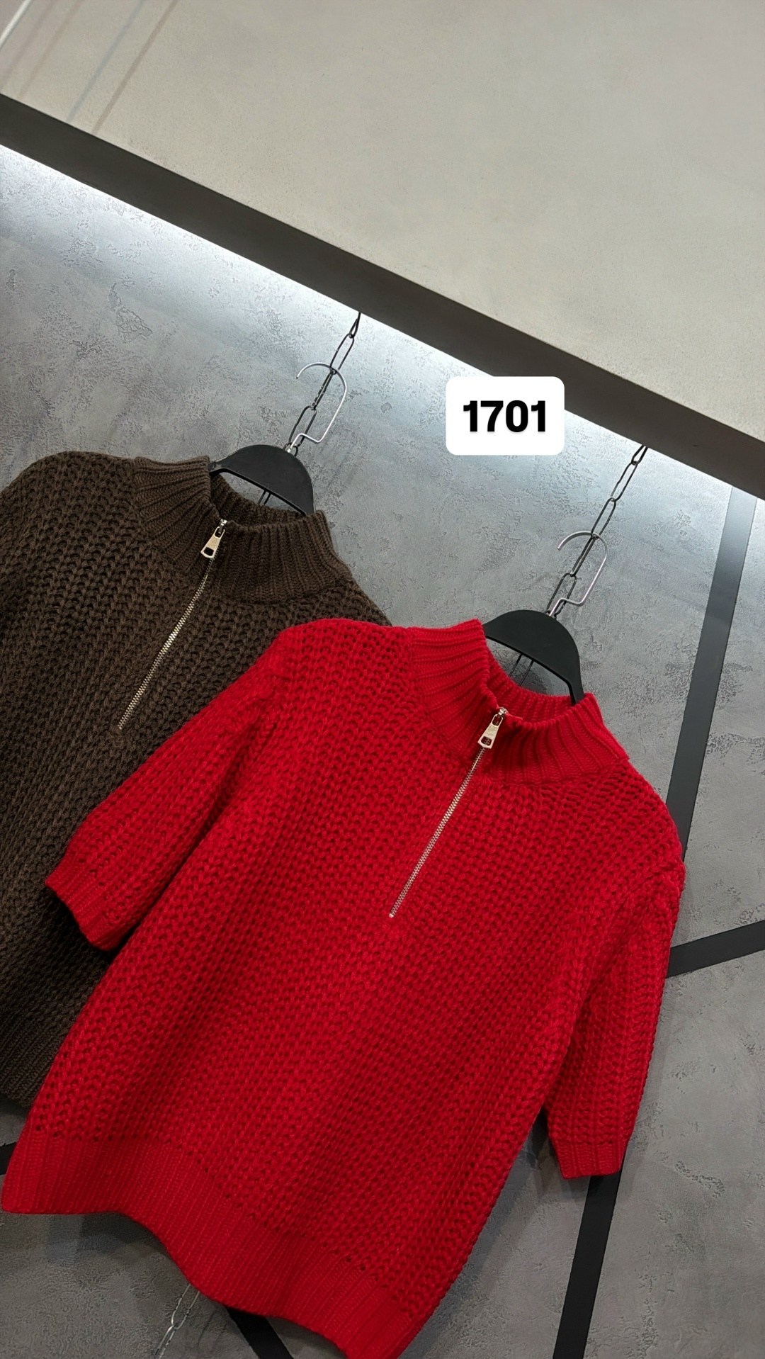 трикотажный джемпер,вязаный свитер,женский свитер,свитер,вязаный джемпер с воротником-стойкой на молнии