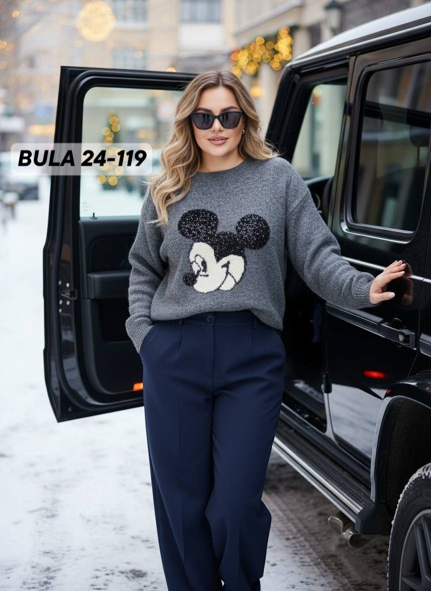 кофта варенка оверсайз с принтом микки маусом,женская кофта,кофта,свитер,кофта с микимаусом