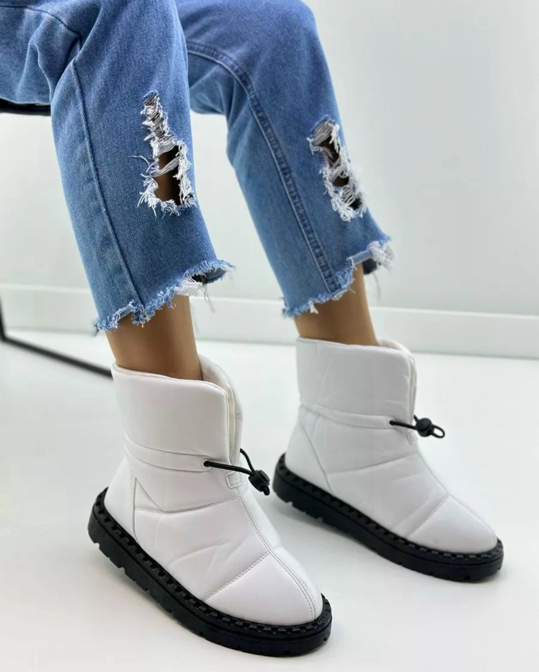 дутики женские,женские зимние дутики,,nobbaro дутики женские белые 36 ru,дутики