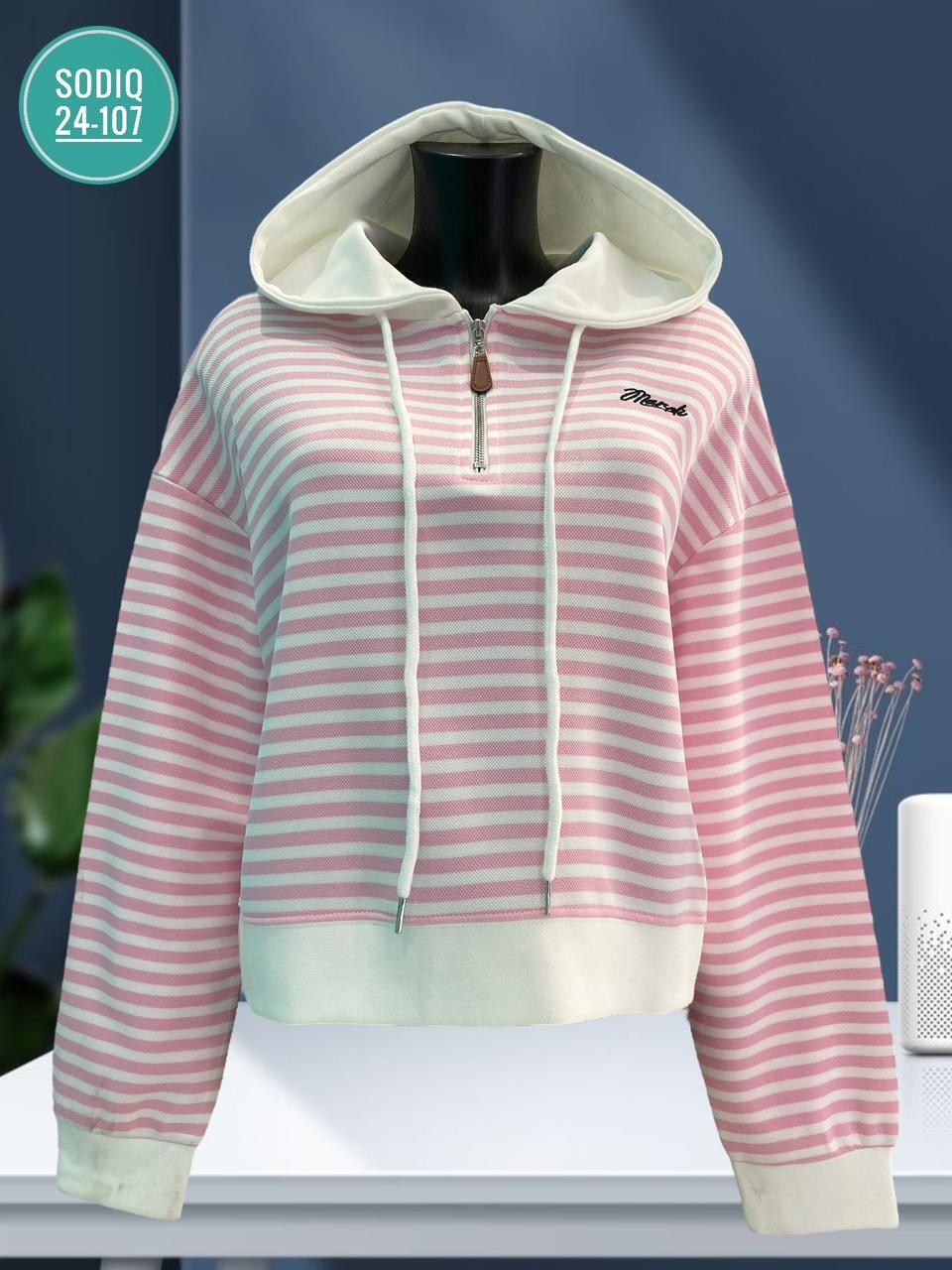 кофта до талии,полосатая толстовка,женское толстовка,толстовка в полоску,женская кофта