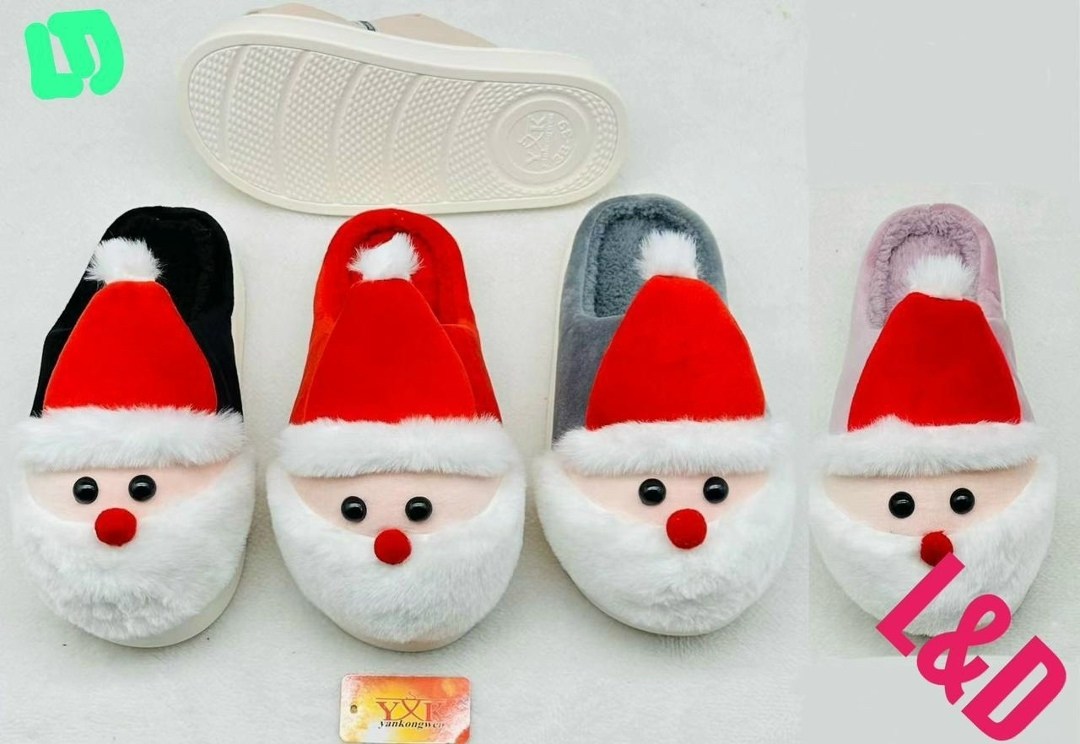 рождественские тапочки санта-клауса,новогодние тапочки,зимние рождественские тапочки с санта-клаусом,парные рождественские тапочки санта-клауса,зимние женские рождественские тапочки санта-клауса