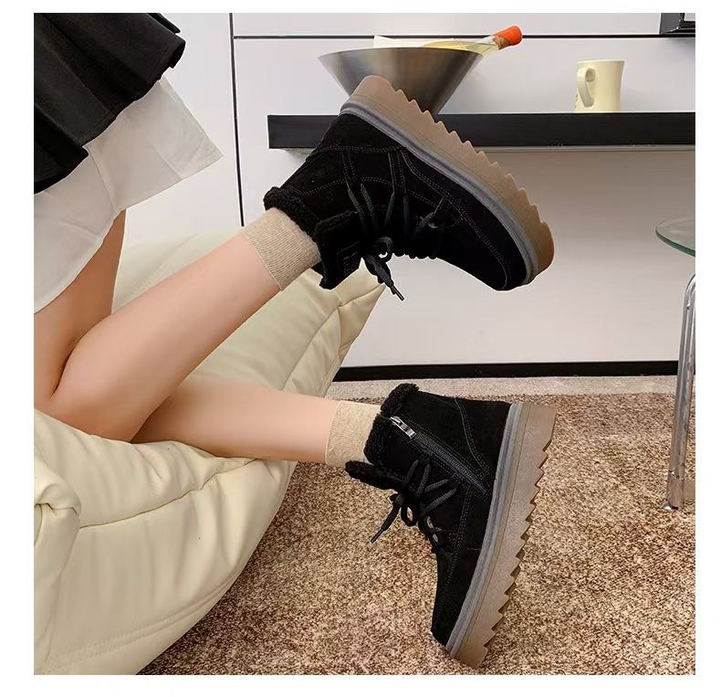 зимняя женская  из коровьей замши,женские зимние ботинки из коровьей замши на платформе,женская зимняя ,,новые утепленные и теплые женские зимние ботинки