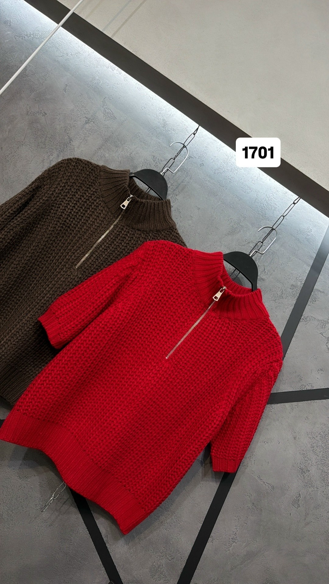 трикотажный джемпер,вязаный свитер,женский свитер,свитер,вязаный джемпер с воротником-стойкой на молнии